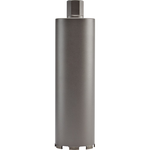 Diamond Ultra Dry Core Drill Bit, 2-1/2", 13" Depth of Cut, 1-1/4"-7 Thread Distribution Industrielle GC