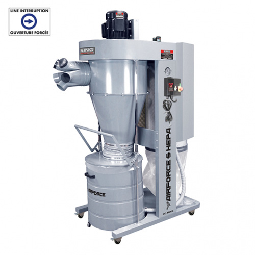 Cyclone Dust Collector, 35" x 65-1/2" x 91-5/8" Distribution Industrielle GC
