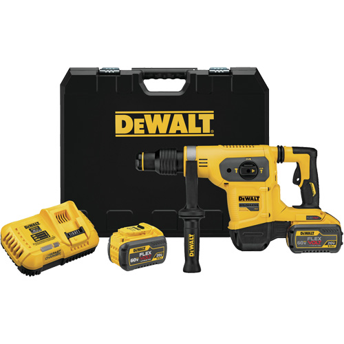 FlexVolt&reg; SDS-Max Combination Hammer Kit, 60 V, 1-9/16", 4.4 ft-lbs, 540 RPM Distribution Industrielle GC