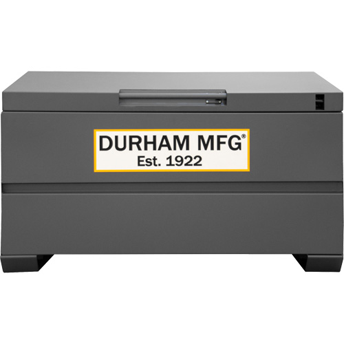 Boîte de rangement pour le chantier, 48" x 24" x 27-13/16", Acier, Gris Distribution Industrielle GC