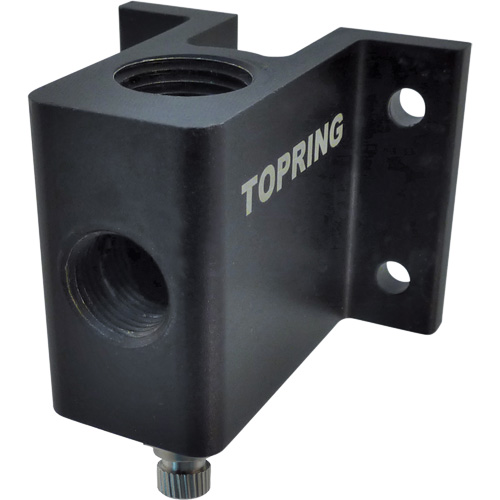 Collecteur pour conduite d'air compress&eacute; avec drain Distribution Industrielle GC
