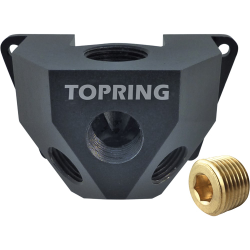 Collecteur pour conduite d'air compress&eacute; Distribution Industrielle GC