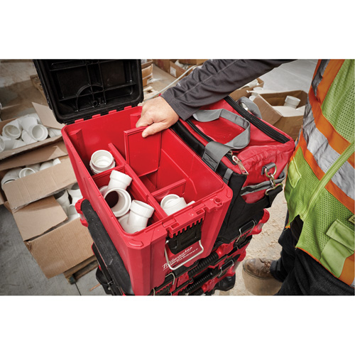 Coffre &agrave; outils compact Packout, 10" x 16-1/5" x 13", Noir/Rouge Distribution Industrielle GC