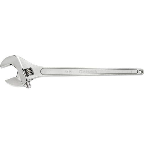 Adjustable Wrench, 24" L, 2-7/16" Max Width, Chrome Distribution Industrielle GC