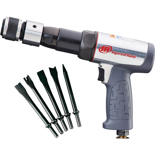 Ensemble de marteau pneumatique, 23,8 pi³/min, 1/4" NPTF, 2530 coups/min, 3/4" x 3-1/2" (19 mm x 89 mm) Distribution Industrielle GC
