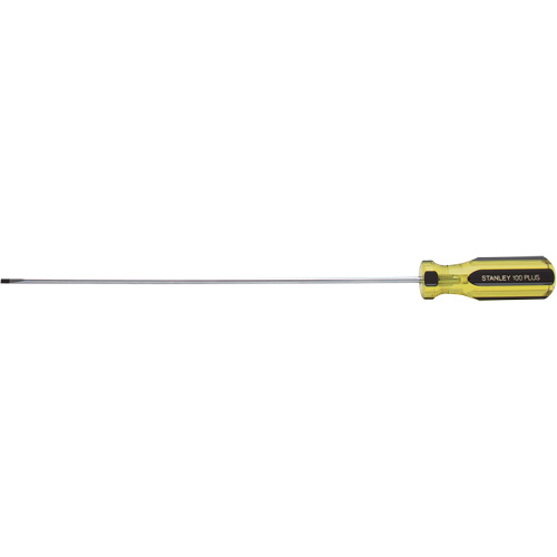 Tournevis d'&eacute;b&eacute;nisterie tr&egrave;s l&eacute;ger 100 PLUS, Tige de 1/8", Ronde, 6-5/8" lo, Prise en Plastique Distribution Industrielle GC