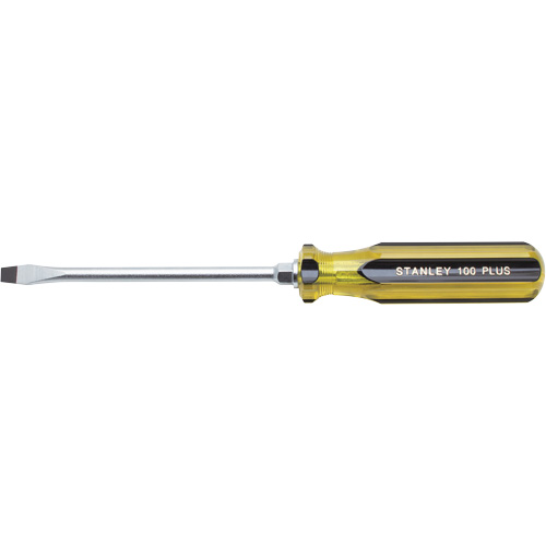 Tournevis pour &eacute;crous &agrave; fente 100 PLUS, Tige de 5/16", Ronde, 11" lo, Prise en Plastique Distribution Industrielle GC