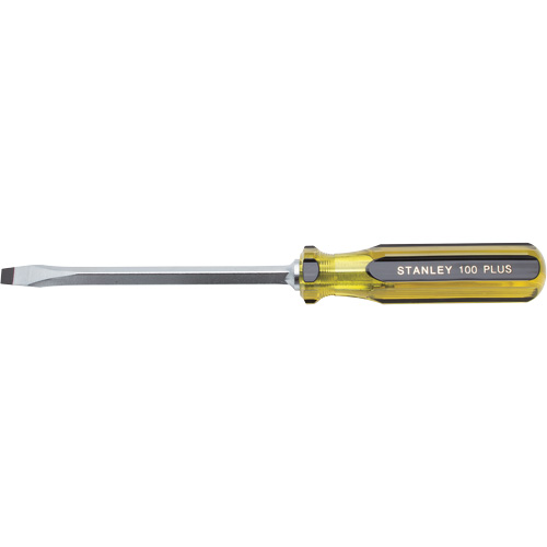 Tournevis pour &eacute;crous &agrave; fente 100 PLUS, Tige de 5/16", Carr&eacute;e, 11-1/8" lo, Prise en Plastique Distribution Industrielle GC