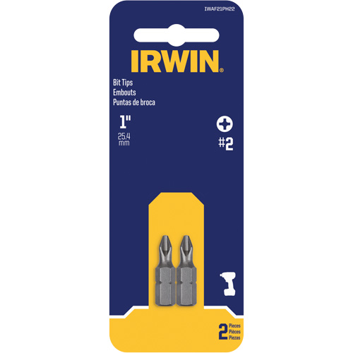 Insert Bits, Phillips, #2, 1/4" Drive Distribution Industrielle GC