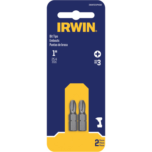 Insert Bits, Phillips, #3, 1/4" Drive Distribution Industrielle GC