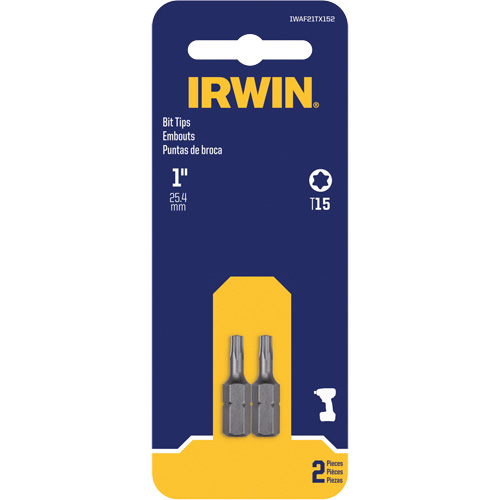Insert Bits, Torx, T-15, 1/4" Drive Distribution Industrielle GC