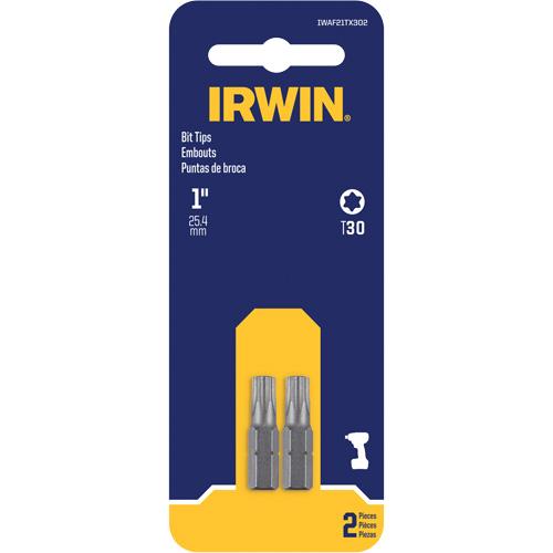 Insert Bits, Torx, T-30, 1/4" Drive Distribution Industrielle GC