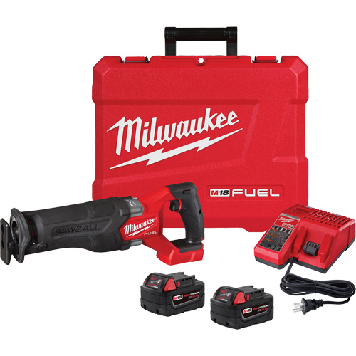 Trousse de scie alternative M18 Fuel Sawzall, 18 V, Lithium-ion Bloc-pile, 3000 coups/min Distribution Industrielle GC