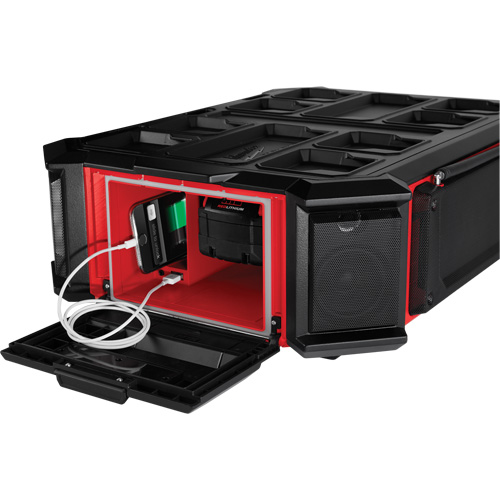 Radio et chargeur M18 Packout (outil seulement), Lithium-ion, 18 V Distribution Industrielle GC