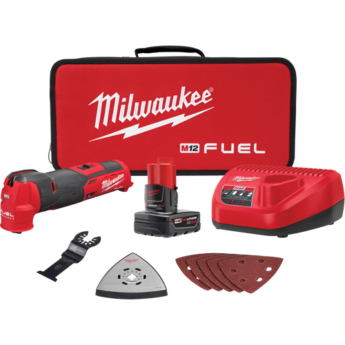 Ensemble outil polyvalent oscillant M12 Fuel, 12 V, Lithium-ion Distribution Industrielle GC
