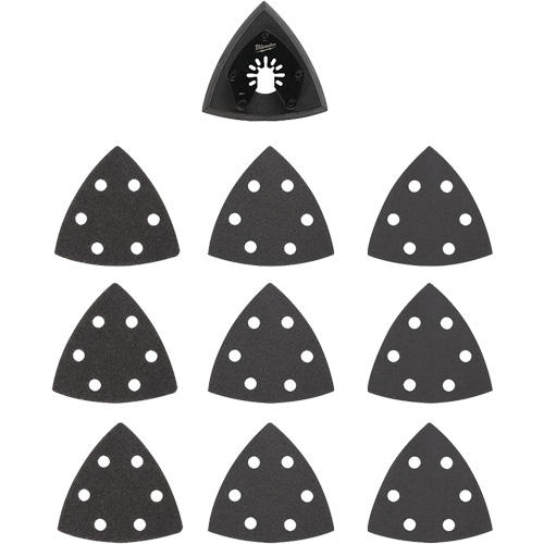 Ensemble pour patin de ponçage triangulaire 3-1/2" Open-Lok Distribution Industrielle GC