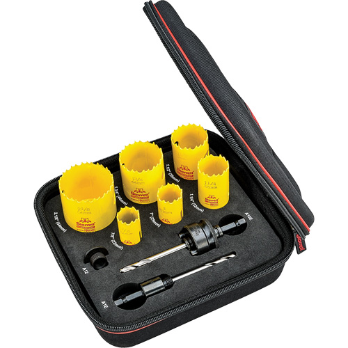 Deep Cut Hole Saw Kit, 9 Pieces Distribution Industrielle GC