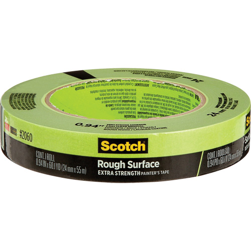 Ruban pour peintres pour surfaces rugueuses 2060 Scotch, 24 mm (1") x 55 m (180'), Vert Distribution Industrielle GC