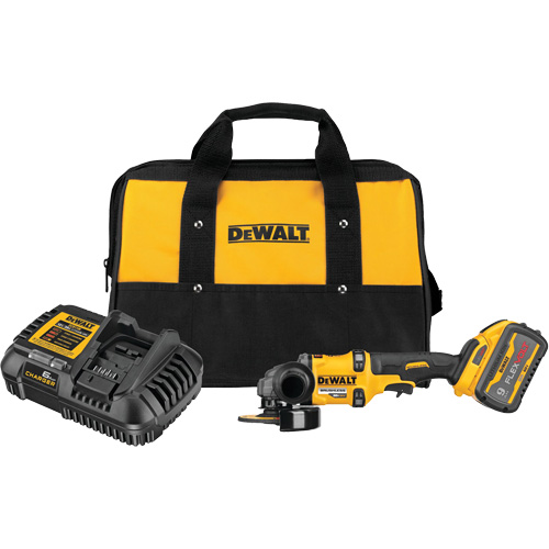 Ensemble de meuleuse sans balai FlexVolt Max avec frein antirecul, Roue de 4-1/2" - 6", 60 V Distribution Industrielle GC