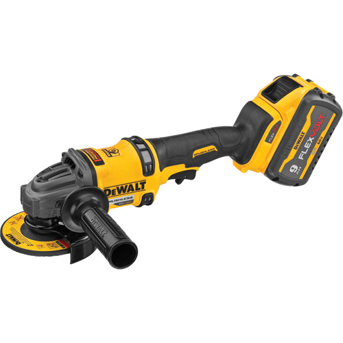 Ensemble de meuleuse sans balai FlexVolt Max avec frein antirecul, Roue de 4-1/2" - 6", 60 V Distribution Industrielle GC
