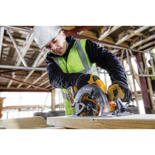 Ensemble de scie circulaire sans balai Flexvolt Max avec frein &eacute;lectrique, 7-1/4", 60 V Distribution Industrielle GC