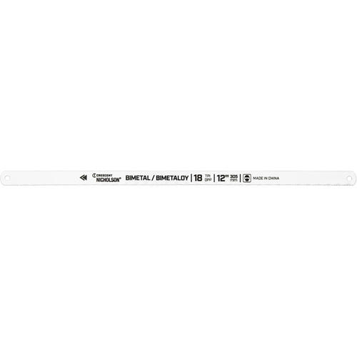 Bi-Metaloy&reg; Hacksaw Blades, Bi-Metal, 12" L, 18 TPI Distribution Industrielle GC