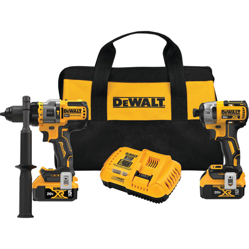 Ensemble de perceuse-visseuse &agrave; percussion sans balais et sans fil Max* avec Flexvolt Advantage et visseuse &agrave; chocs XR, Lithium-ion, 20 V Distribution Industrielle GC