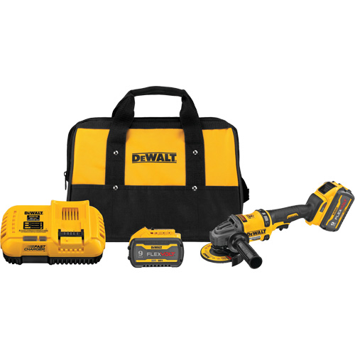 Ensemble de meuleuse sans balai FlexVolt avec frein antirecul, Roue de 4-1/2" - 6", 60 V Distribution Industrielle GC