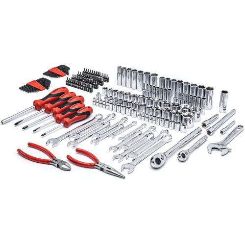 Jeu d'outils m&eacute;triques/SAE de qualit&eacute; professionel &agrave; 6 pans et &agrave; prise 3/8" Distribution Industrielle GC