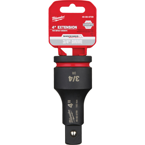 Shockwave Impact Duty Socket Extension, Impact, 3/4" Drive, 4" L Distribution Industrielle GC