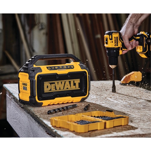 Max Jobsite Bluetooth&reg; Speaker (Tool Only), Lithium-Ion, 12 V/20 V Distribution Industrielle GC