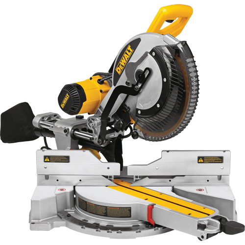 Scie &agrave; onglets combin&eacute;s coulissante &agrave; double biseau, 12", 15 A, 120 V Distribution Industrielle GC