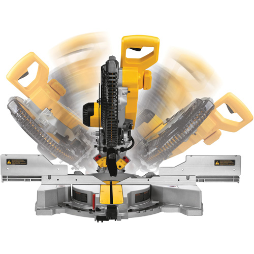 Scie &agrave; onglets combin&eacute;s coulissante &agrave; double biseau, 12", 15 A, 120 V Distribution Industrielle GC
