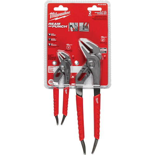 6" & 10" Comfort Grip Straight Jaw Pliers Set, 2 Pieces Distribution Industrielle GC