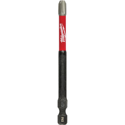 Embout de tournevis Shockwave Impact Duty, Phillips, Embout #3, Prise 1/4", Longueur 3-1/2" Distribution Industrielle GC