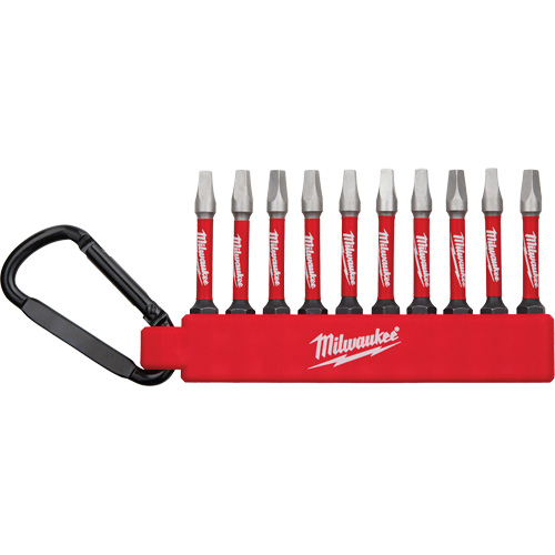Jeu dembouts pour tournevis &agrave; chocs Shockwave, Carr&eacute;e, #2, Prise 1/4" Distribution Industrielle GC