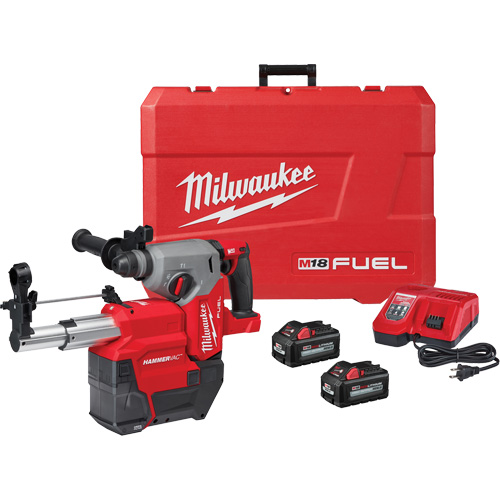 M18 Fuel SDS Plus Rotary Hammer Dust Extractor Kit, 18 V, 1", 2 ft-lbs., 1330 RPM Distribution Industrielle GC