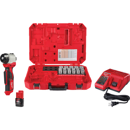 M12 Cable Stripper Kit with 17 Cu THHN/XHHW Bushings Distribution Industrielle GC