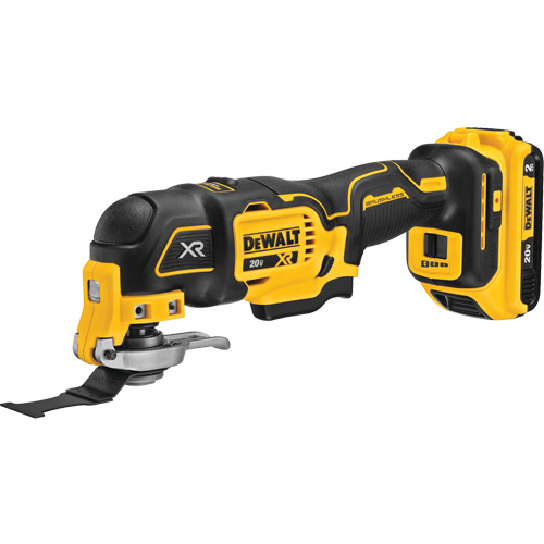 Ensemble pour outil polyvalent oscillant sans balai et sans fil &agrave; 3 vitesses XR, 20 V, Lithium-ion Distribution Industrielle GC