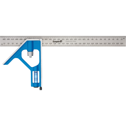 &eacute;querre combin&eacute;e True Blue, 12" lo, Acier inoxydable, Ordinaire Distribution Industrielle GC