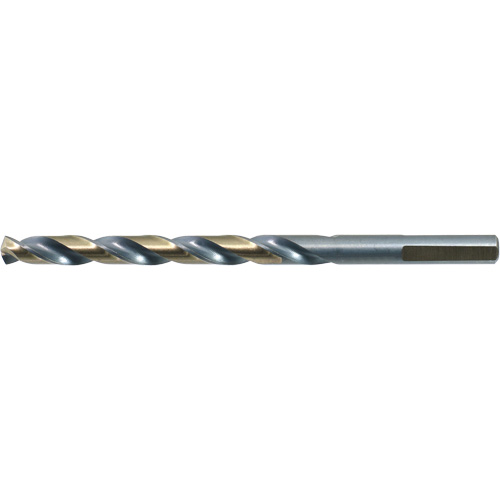 Foret &agrave; queue r&eacute;duite et &agrave; 3 m&eacute;plats courte &agrave; tige DRILLCO, Acier rapide, 1/16", 1-7/8" lo, 7/8" Cannelure, 140° Angle Distribution Industrielle GC