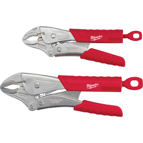 Torque Lock Curved Jaw Locking Pliers Set, 2 Pieces Distribution Industrielle GC