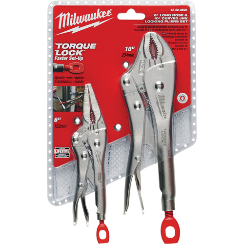 Torque Lock Locking Pliers Set, 2 Pieces Distribution Industrielle GC