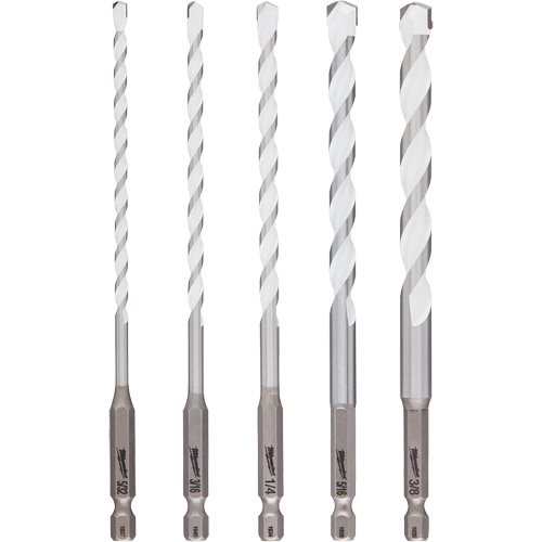 Shockwave Multi-Material Drill Bit Set, 5 Pieces, Carbide Distribution Industrielle GC