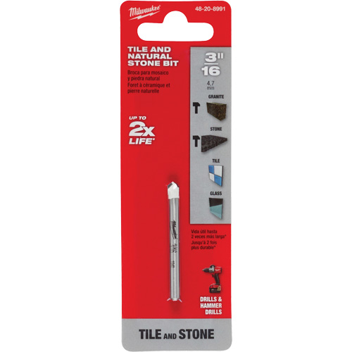 Natural Stone Bit, 3/16", Carbide Distribution Industrielle GC