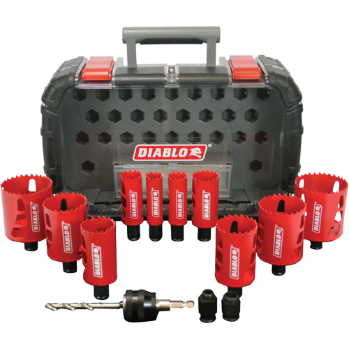 Ensemble de scies-cloches bim&eacute;talliques &agrave; usage g&eacute;n&eacute;ral, 14 morceaux Distribution Industrielle GC