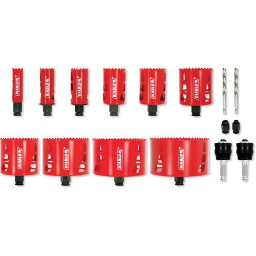 Electrician's Bi-Metal Hole Saw Set, 16 Pieces Distribution Industrielle GC