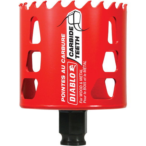 Wood & Metal Hole Saw, 2-3/4", 2-3/8" Depth of Cut, Carbide Distribution Industrielle GC