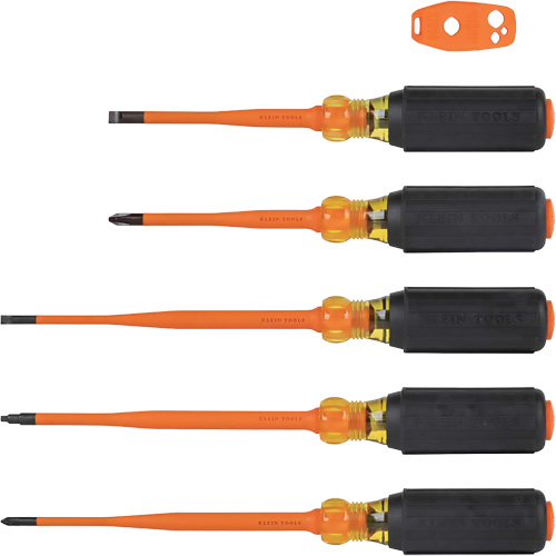 Jeu de tournevis isol&eacute;s &agrave; pointe mince, 1000 V, 6 M Distribution Industrielle GC