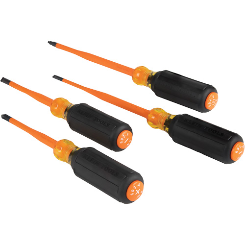 Jeu de tournevis isol&eacute;s &agrave; pointe mince, 1000 V, 4 M Distribution Industrielle GC